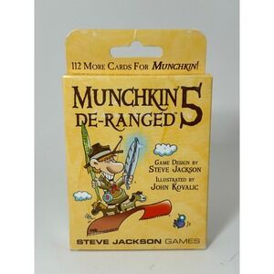 Munchkin 5 De-Ranged Card Game Expansion Steve Jackson Games SJG 1450 112 Cards